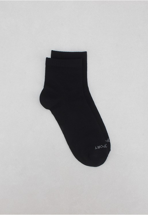 Rockport Men Mid Cut Socks Black