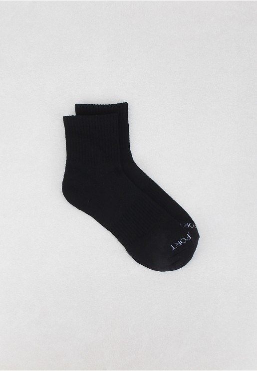 Rockport Men's Medium cut Socks Black