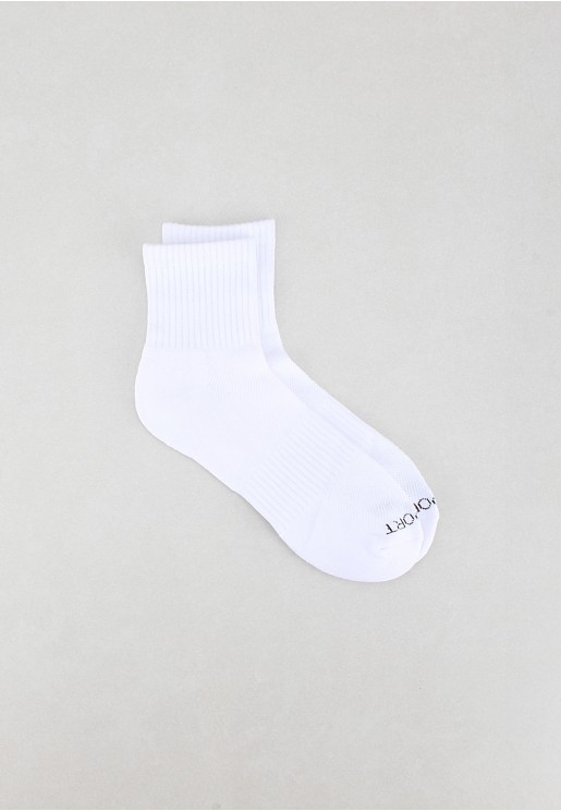 Rockport Men's Medium cut Socks White