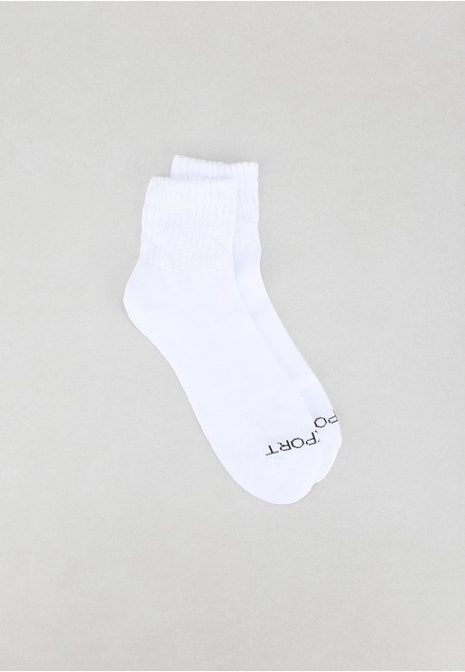 Rockport Men's Formal Socks White