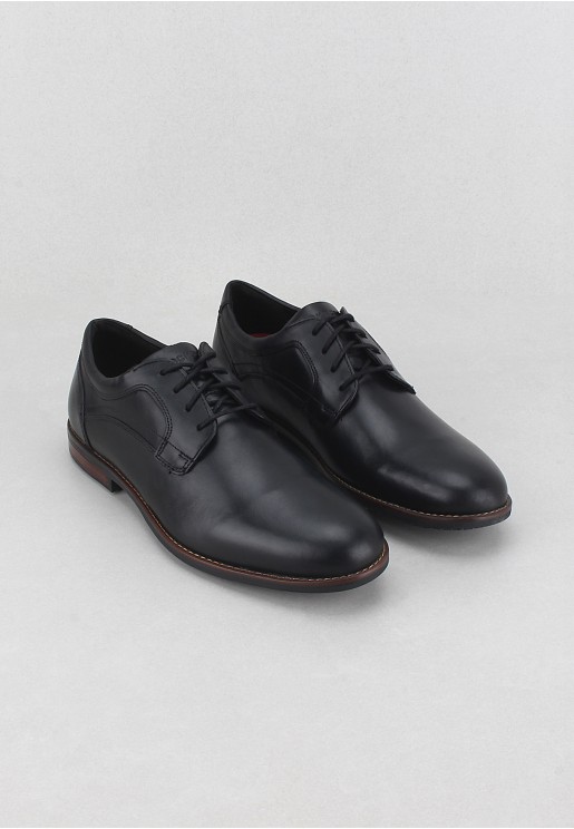 Rockport Men's Dustyn Plain Toe Shoes Black