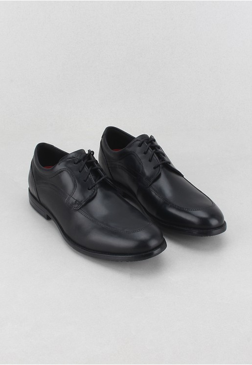 Rockport Men's Dustyn Moc Toe Shoes Black