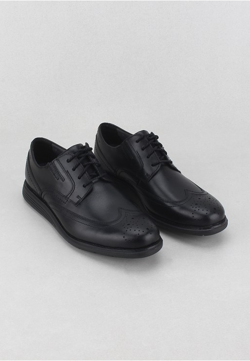 Rockport Men's Tmsd Wing Tip Shoes Black