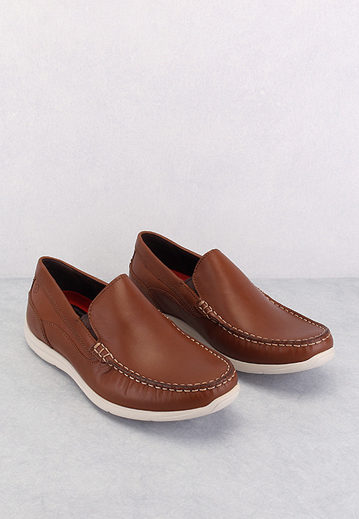 Rockport Men's Cullen Venetian Flat Shoes Brown