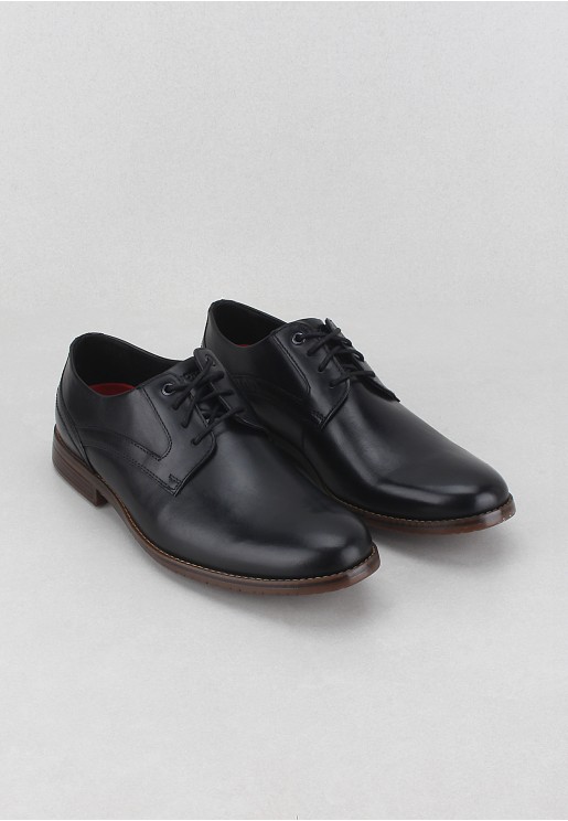 Rockport Men's Sp3 Plain Toe Shoes Black