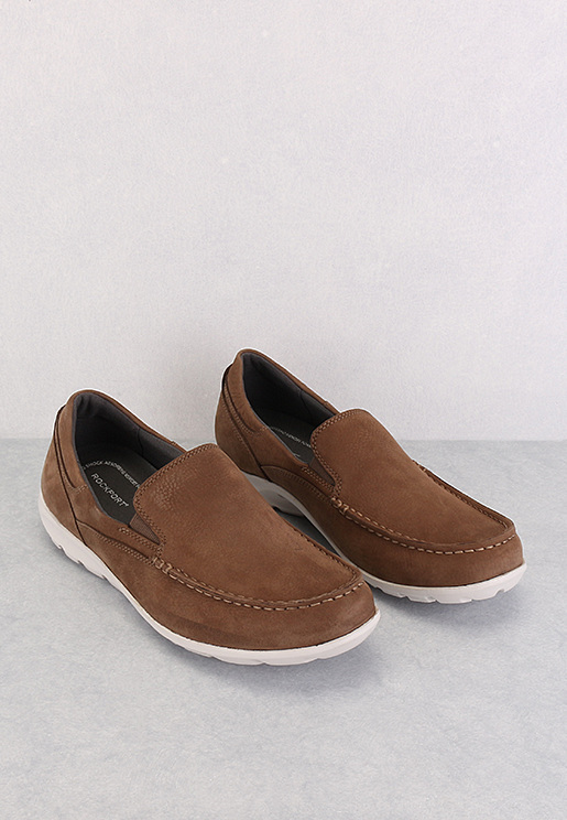 Rockport Men's Twz Ii Loafer Flat Shoes Brown