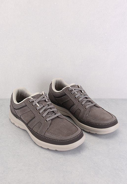 Rockport Men's Gyk Mdg Blucher Casual Shoes Gray