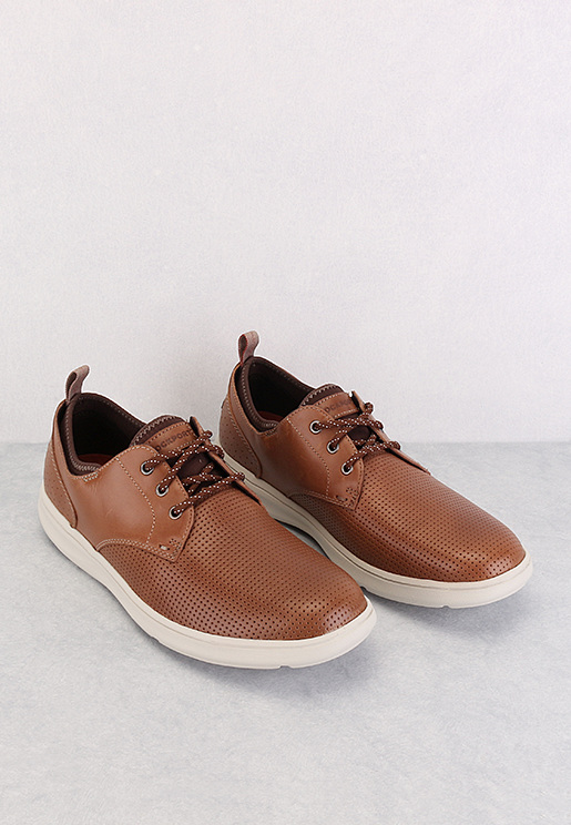 Rockport Men's Zaden Plain Toe Ox Casual Shoes Brown