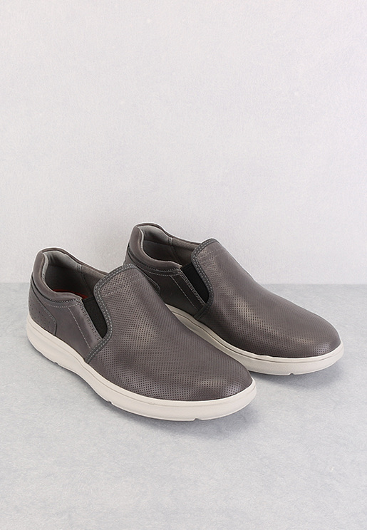 Rockport Men's Zaden Gore Slip On Shoes Gray