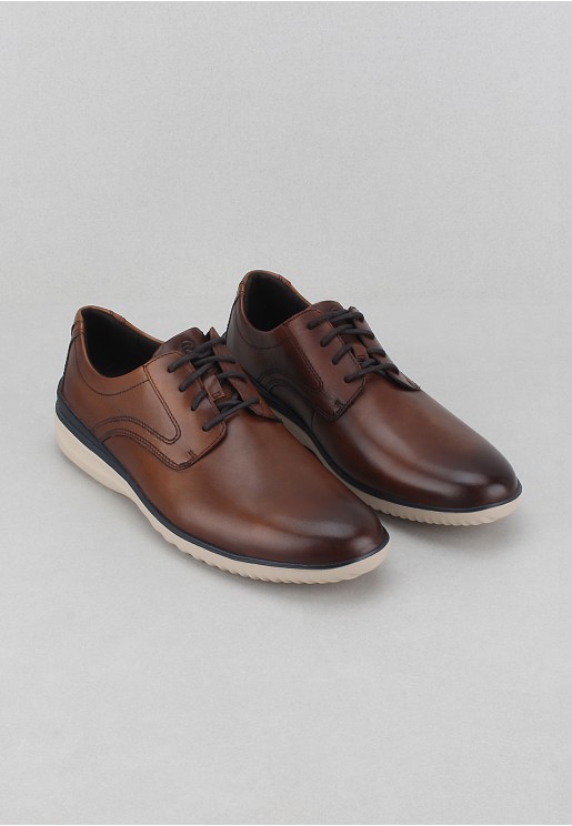 Rockport Men's Ds Accel Plain Toe Shoes Dark Brown