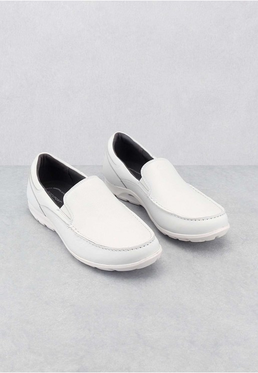 Rockport Men's Twz Ii Loafer Slip On Shoes White