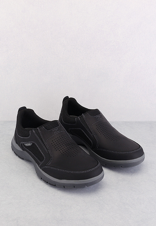 Rockport Men's Kingstin Slip On Shoes Black