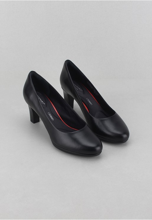 Rockport Women's Tm Leah Pump Heels Shoes Black