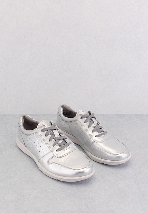 Rockport Women's Cl Ayva Tie Casual Shoes Silver